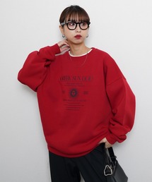 ロージーモンスター　赤 スウェット トレーナー　新品未使用 JERZEES スウェットトレーナー M レッド ジャージーズ USA製 古着卸