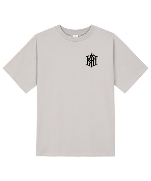 KAN6312(カン6312)の「KTC0001 カンシンボール半袖Tシャツ - ベージュ(Tシャツ/カットソー・メンズ・その他・LARGE/MEDIUM/SMALL/X-LARGE)」の1枚目の写真