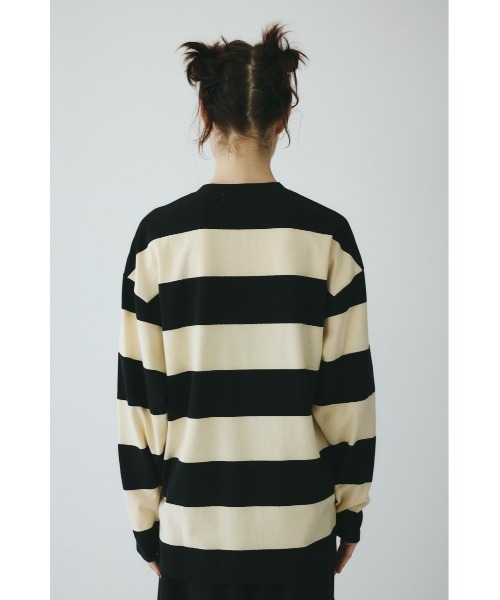 HeRIN.CYE（ヘリンドットサイ）の「Border cut tops　　ボーダーカットトップス（Tシャツ/カットソー・レディース・イエロー系その他/グレー系その他/ホワイト系その他・FREE）」の9枚目の写真