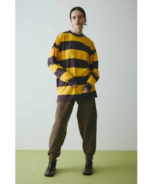 HeRIN.CYE（ヘリンドットサイ）の「Border cut tops　　ボーダーカットトップス（Tシャツ/カットソー・レディース・イエロー系その他/グレー系その他/ホワイト系その他・FREE）」の16枚目の写真