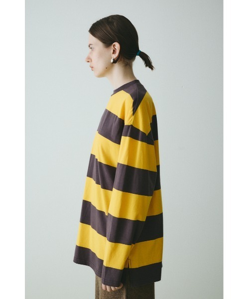 HeRIN.CYE（ヘリンドットサイ）の「Border cut tops　　ボーダーカットトップス（Tシャツ/カットソー・レディース・イエロー系その他/グレー系その他/ホワイト系その他・FREE）」の17枚目の写真