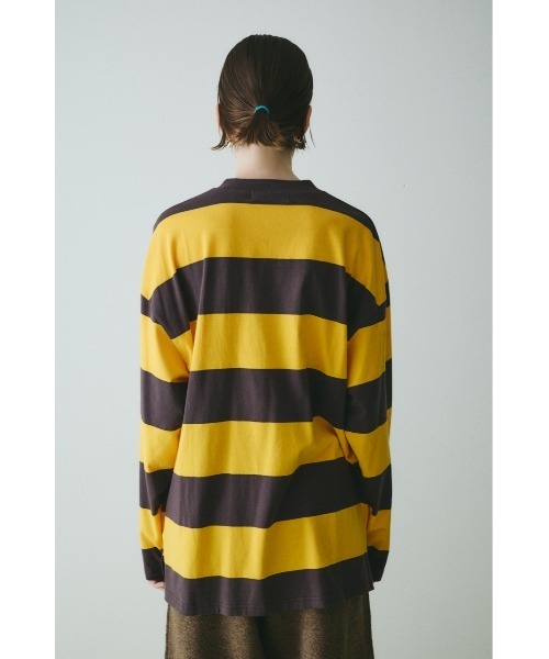 HeRIN.CYE（ヘリンドットサイ）の「Border cut tops　　ボーダーカットトップス（Tシャツ/カットソー・レディース・イエロー系その他/グレー系その他/ホワイト系その他・FREE）」の18枚目の写真
