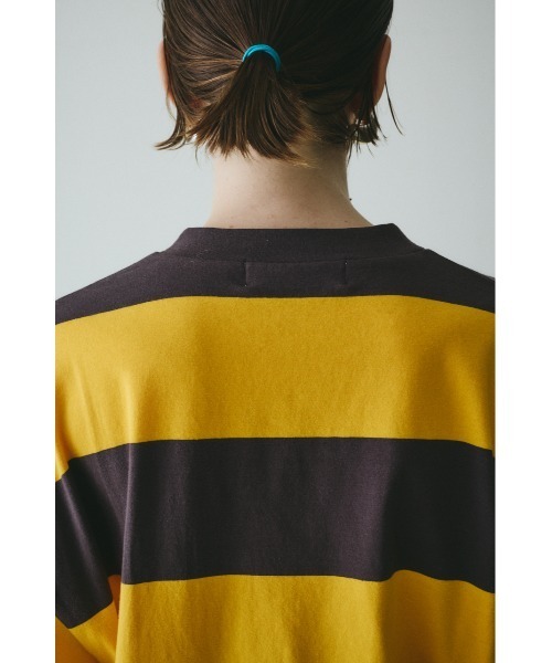 HeRIN.CYE（ヘリンドットサイ）の「Border cut tops　　ボーダーカットトップス（Tシャツ/カットソー・レディース・イエロー系その他/グレー系その他/ホワイト系その他・FREE）」の20枚目の写真