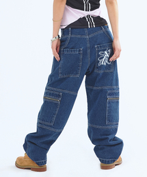 CARCO POCKET DENIM PANTS MID BLUE
