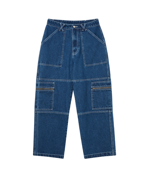 NYXX（エヌワイエックスエックス）の「CARCO POCKET DENIM PANTS MID BLUE（デニムパンツ・レディース・その他・MEDIUM/SMALL）」の2枚目の写真