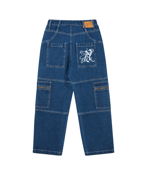 NYXX（エヌワイエックスエックス）の「CARCO POCKET DENIM PANTS MID BLUE（デニムパンツ・レディース・その他・MEDIUM/SMALL）」の3枚目の写真