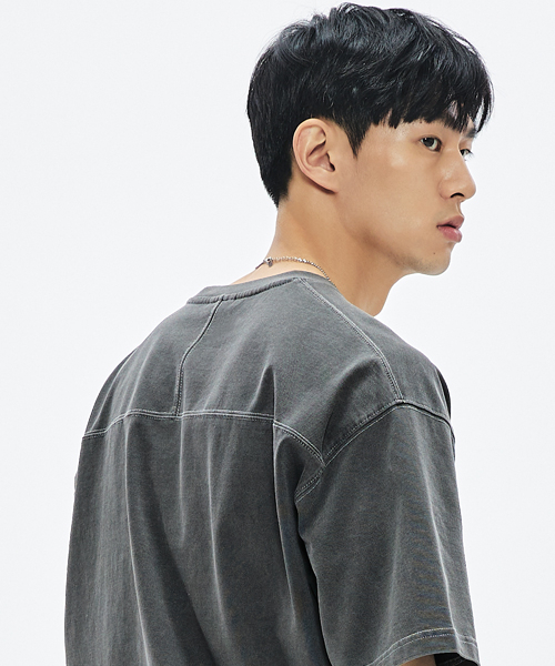 SOVERMENT(ソヴメント)の「460G Cut Heavy Pigment T-Shirt - Charcoal -(Tシャツ/カットソー・レディース・その他・LARGE/MEDIUM/SMALL/X-LARGE)」の1枚目の写真