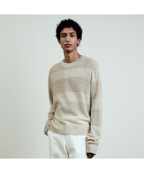 Ireland tencel triple over knit sweater — трикотажный свитер из тенсела