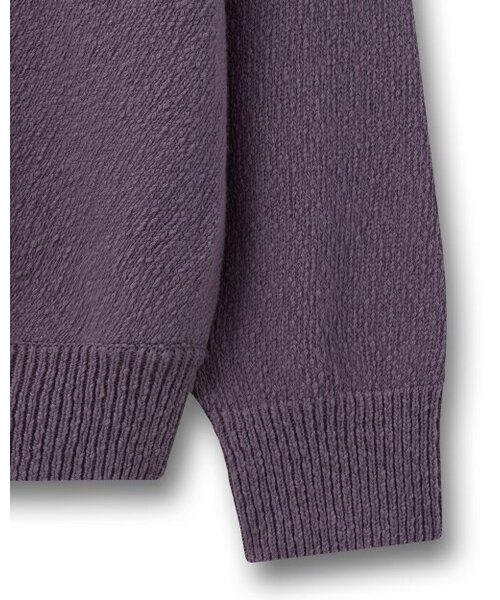 BESLOW(ビースロー)の「DIAGONAL CABLE CARDIGAN LILAC(カーディガン/ボレロ・メンズ・その他・LARGE/MEDIUM/X-LARGE)」の7枚目の写真