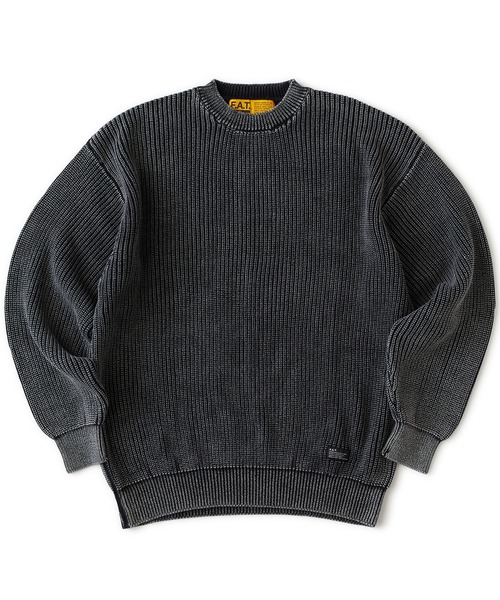 FAT(エフエイティー)の「RIBMENT(ニット/セーター・メンズ・ネイビー/オレンジ/ブラック・TITCH(M)/JUMBO(XXL)/FAT(XL)/SKINNY(L))」の2枚目の写真