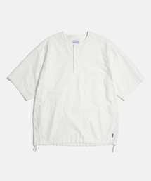 Oxford S/S Henley Shirt Off White