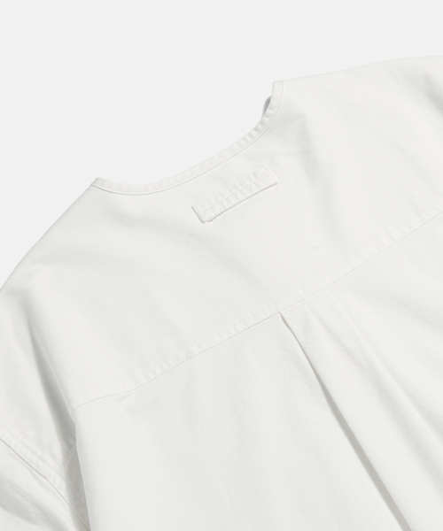 ESPIONAGE(エスピオナジ)の「Oxford S/S Henley Shirt Off White(シャツ/ブラウス・レディース・その他・MEDIUM/LARGE/X-LARGE)」の9枚目の写真