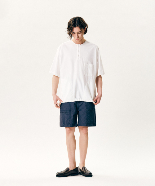 ESPIONAGE(エスピオナジ)の「Oxford S/S Henley Shirt Off White(シャツ/ブラウス・レディース・その他・MEDIUM/LARGE/X-LARGE)」の10枚目の写真