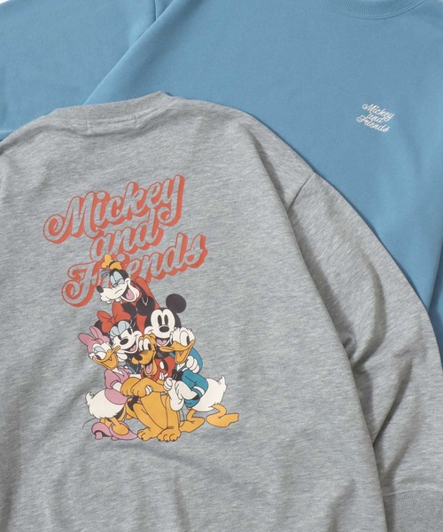 Disney(ディズニー)の「2026SS Disney/ディズニー ミッキー/トイ・ストーリー オーバーサイズ 裏毛 バックプリント スウェットトレーナー(スウェット・レディース・グリーン/オートミール/グレー/ブルー・M/L)」の1枚目の写真