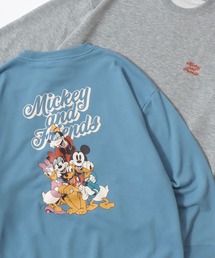 2026SS Disney/ディズニー ミッキー/トイ・ストーリー オーバーサイズ 裏毛 バックプリント スウェットトレーナー