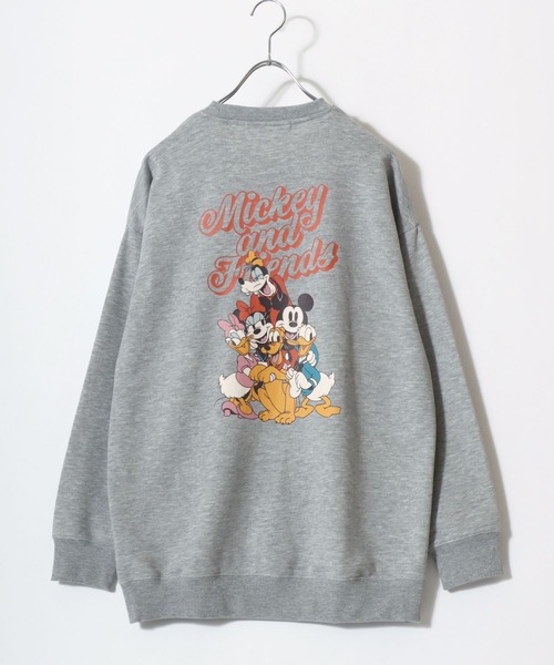 Disney(ディズニー)の「2026SS Disney/ディズニー ミッキー/トイ・ストーリー オーバーサイズ 裏毛 バックプリント スウェットトレーナー(スウェット・レディース・グリーン/オートミール/グレー/ブルー・M/L)」の8枚目の写真