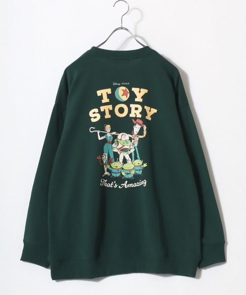 Disney(ディズニー)の「2026SS Disney/ディズニー ミッキー/トイ・ストーリー オーバーサイズ 裏毛 バックプリント スウェットトレーナー(スウェット・レディース・グリーン/オートミール/グレー/ブルー・M/L)」の10枚目の写真