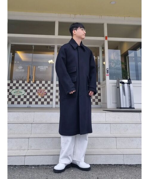 AFTERPRAY(アフタープレイ)の「ツーリスト バルマカンコート ネイビー(チェスターコート・レディース・その他・LARGE/MEDIUM/SMALL/X-SMALL)」の11枚目の写真