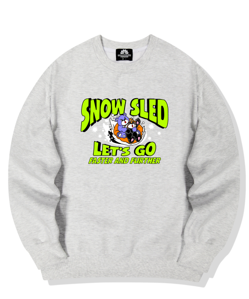 TRIPSHION(トリップション)の「SNOW SLED BEAR グラフィック クルーネック - ホワイト(スウェット・メンズ・その他・MEDIUM/LARGE/X-LARGE)」の1枚目の写真