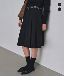 COSTUME O’CLOCK（コスチュームオクロック）の「[ウィメンズ] フォーマルプリーツミディスカート ブラック COWSK001BLACK（スカート）」