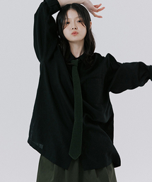 MALEN（マレン）の「ニットネクタイ カーキ（ネクタイ）」