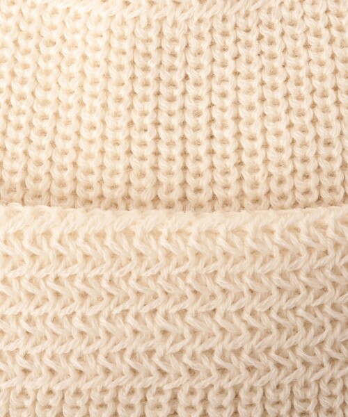 Nine Tailor(ナインテイラー)の「【Nine Tailor/ナインテーラー】Cuez Watch N-350(ニットキャップ/ビーニー・メンズ・ブラック/グレー系その他/チャコールグレー/オフホワイト・FREE)」の7枚目の写真