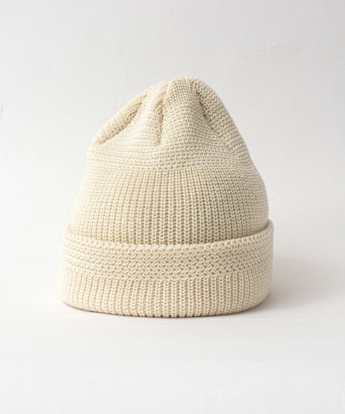 Nine Tailor(ナインテイラー)の「【Nine Tailor/ナインテーラー】Cuez Watch N-350(ニットキャップ/ビーニー・メンズ・ブラック/グレー系その他/チャコールグレー/オフホワイト・FREE)」の8枚目の写真