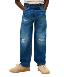 BOYS ダメージバギージーンズ