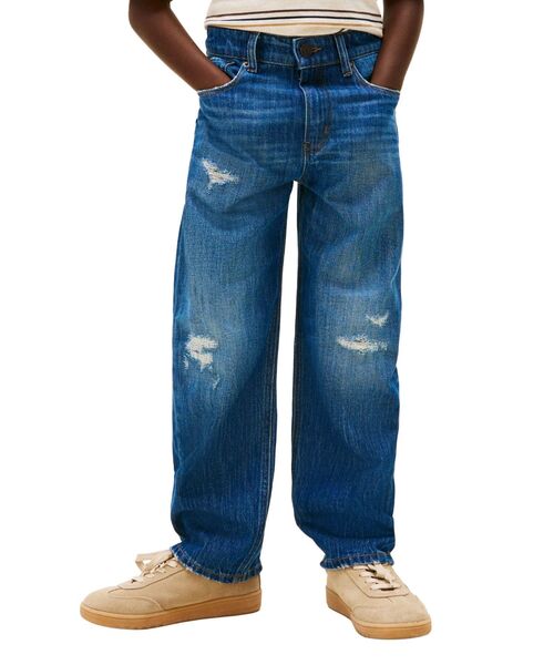 BOYS ダメージバギージーンズ（デニムパンツ）｜TOMMY HILFIGER