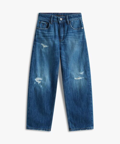BOYS ダメージバギージーンズ（デニムパンツ）｜TOMMY HILFIGER