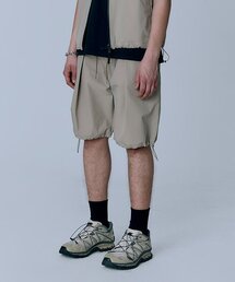 AREUBAN（アルバン）の「ハイクバンディングハーフパンツ_ベージュ（その他パンツ）」