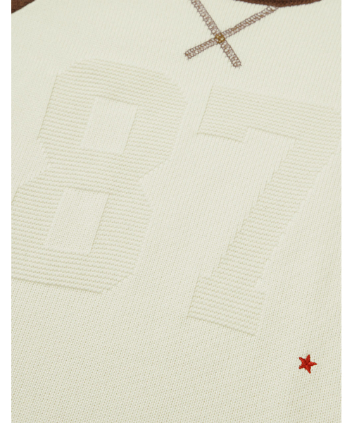MMLG（エムエムエルジー）の「[Mmlg] STAR POINT HF KNIT (IVORY)（ニット/セーター・レディース・その他・SMALL/MEDIUM/LARGE/X-LARGE）」の4枚目の写真