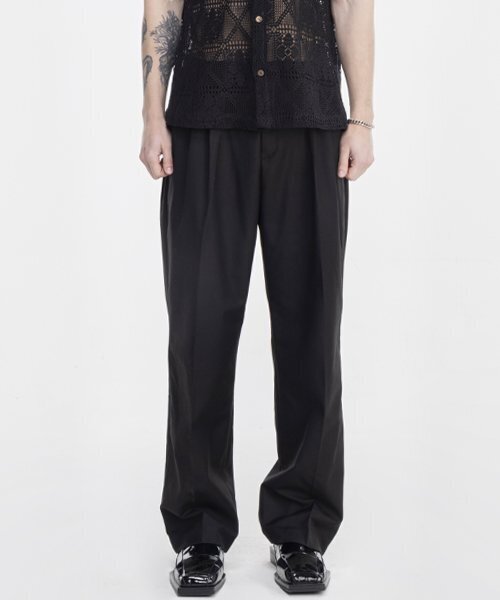 THE GREATEST(ザ グレイテスト)の「Basic Bendig Slacks BLACK(スラックス・メンズ・その他・FREE)」の1枚目の写真