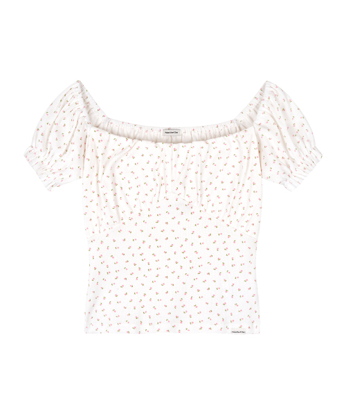 NAKED SURF CLUB(ネイキッドサーフクラブ)の「フラワーオフショルダーTシャツ (ピンク)(Tシャツ/カットソー・レディース・その他・FREE)」の2枚目の写真