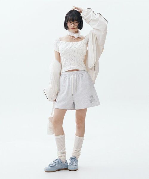 NAKED SURF CLUB(ネイキッドサーフクラブ)の「フラワーオフショルダーTシャツ (ピンク)(Tシャツ/カットソー・レディース・その他・FREE)」の18枚目の写真
