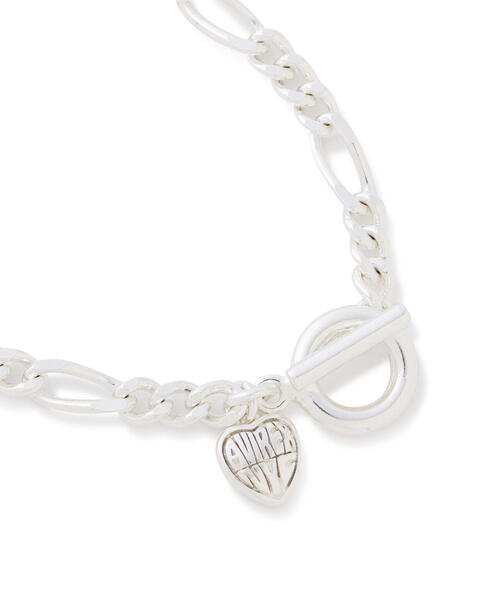 AVIREX(アヴィレックス)の「HEART CHARM BRESS(SILVER) by J.H.M CO.,LTD.(ブレスレット・レディース・シルバー・F)」の4枚目の写真