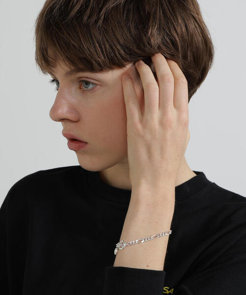 AVIREX(アヴィレックス)の「HEART CHARM BRESS(SILVER) by J.H.M CO.,LTD.(ブレスレット・レディース・シルバー・F)」の8枚目の写真