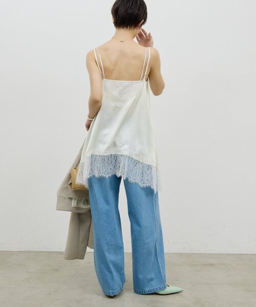 GALLARDAGALANTE（ガリャルダガランテ）の「レースキャミチュニック（シャツ/ブラウス・レディース・ホワイト系その他/ブラック・FREE）」の13枚目の写真