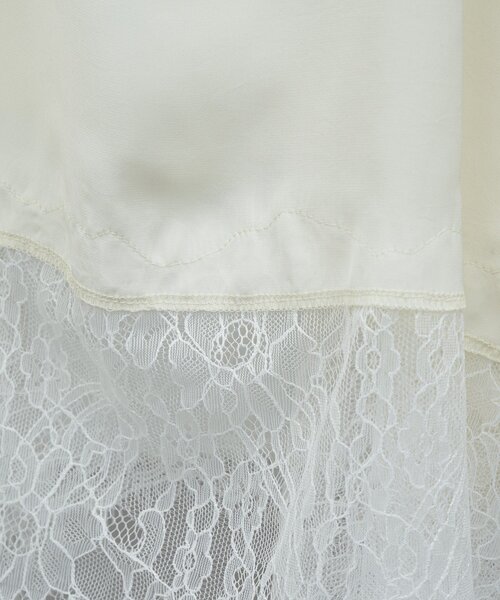 GALLARDAGALANTE（ガリャルダガランテ）の「レースキャミチュニック（シャツ/ブラウス・レディース・ホワイト系その他/ブラック・FREE）」の16枚目の写真
