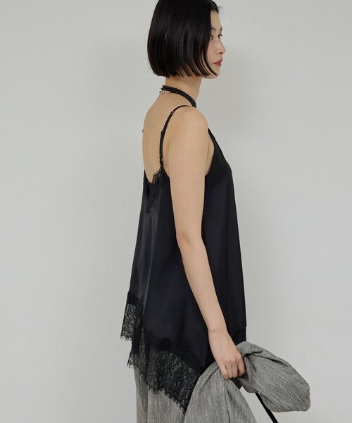 GALLARDAGALANTE（ガリャルダガランテ）の「レースキャミチュニック（シャツ/ブラウス・レディース・ホワイト系その他/ブラック・FREE）」の19枚目の写真