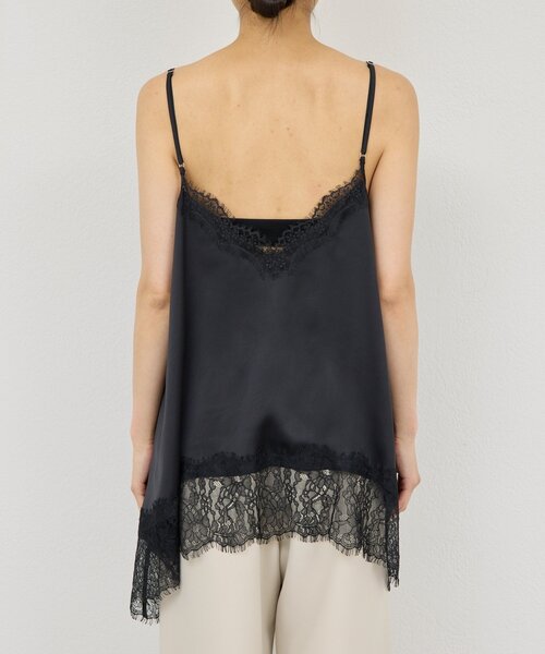 GALLARDAGALANTE(ガリャルダガランテ)の「【+1で新鮮コーデ】レースキャミチュニック(シャツ/ブラウス・レディース・ホワイト系その他/ブラック・FREE)」の6枚目の写真