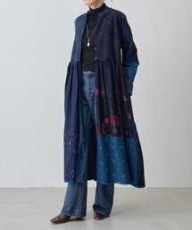 《INJIRI》シルク＆ウールワンピース羽織