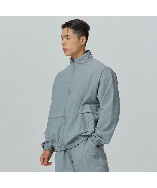 BLACK MONSTER FIT(ブラックモンスターフィット)の「タスランウィンドブレーカージャケット (2カラー)/ BM231130-1(ナイロンジャケット・メンズ・ブラック/グレー・MEDIUM/LARGE/X-LARGE/2XL)」の2枚目の写真