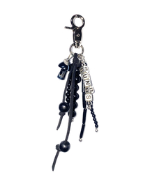 RUNDS（ランディエス）の「Mushroom Gemstone Keyring (Black)（キーケース/キーアクセサリー）」