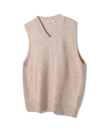 POLYGRAM（ポリグラム）の「Vネックウールニットベスト - 4カラー（ベスト）」