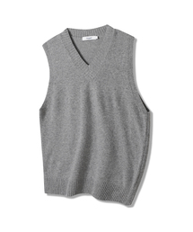 POLYGRAM（ポリグラム）の「Vネックウールニットベスト - 4カラー（ベスト）」