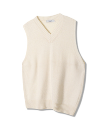POLYGRAM（ポリグラム）の「Vネックウールニットベスト - 4カラー（ベスト）」
