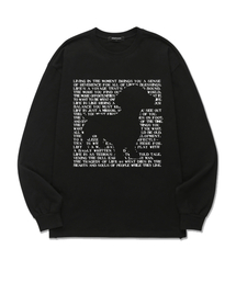 OUSE（オウズ）の「ドッグビーダグ ロングスリーブ (DLS001) ブラック（Tシャツ/カットソー）」