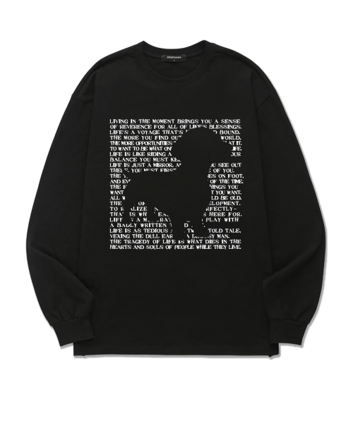 OUSE(オウズ)の「ドッグビーダグ ロングスリーブ (DLS001) ブラック(Tシャツ/カットソー・レディース・その他・SMALL/MEDIUM/LARGE/X-LARGE/XX-LARGE)」の1枚目の写真