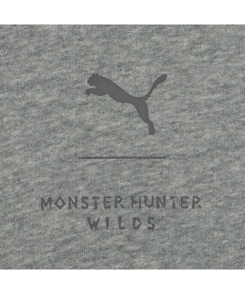PUMA(プーマ)の「PUMA プーマ ユニセックス PUMA x モンスターハンターワイルズ フーディ バッ(スウェット・メンズ・ダークベージュ/霜降りグレー・X-SMALL/X-LARGE/SMALL/MEDIUM/LARGE)」の9枚目の写真